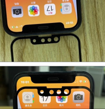 iPhone 13新图片曝光：显示屏顶部接收器移至外壳边缘