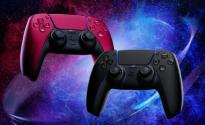 索尼PS5全新DualSense无线手柄午夜黑、星尘红渲染图 皆采用低调蓝色设计