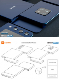 小米模块化手机专利曝光：全面屏设计 两种不同相机模块