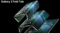 三星 Galaxy Z Fold Tab 手机渲染图曝光：有两个铰链 将屏幕分别从两侧弯曲