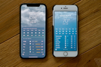 苹果iPhone天气App无法显示69华氏度 iOS 15上天气预报与iOS 14.6对比