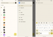 谷歌Android 12通讯录更新 整个界面风格黄棕配色