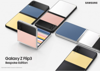 三星宣布推出Galaxy Z Flip3 5G定制版，可预览蓝黄粉白黑正背面颜色