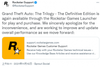 R星道歉：《GTA：三部曲终极版》PC版重新上架 PS5版评分只有1.1分