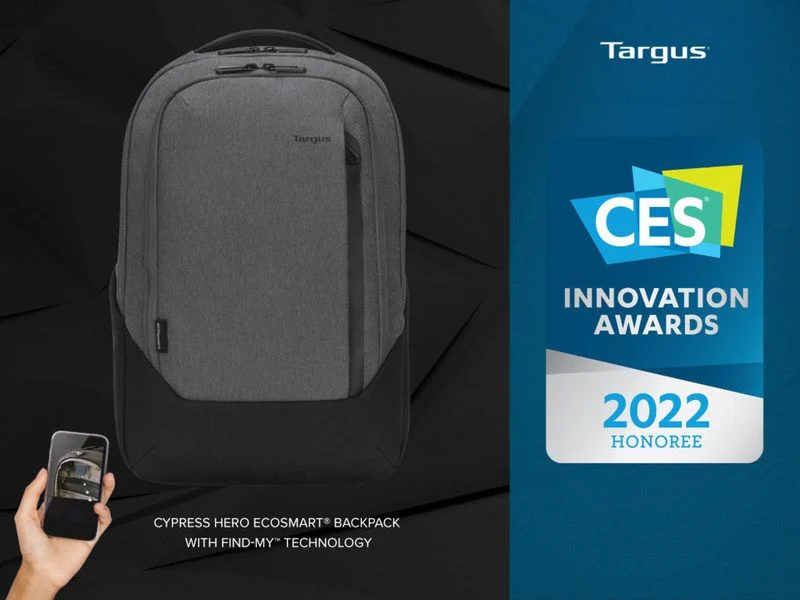 CES 2022：Targus首次推出无需AirTag即可追踪双肩包 售价150美元