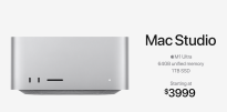 苹果Mac Studio发布：14999起，顶配59999元 性能对比27英寸iMac 