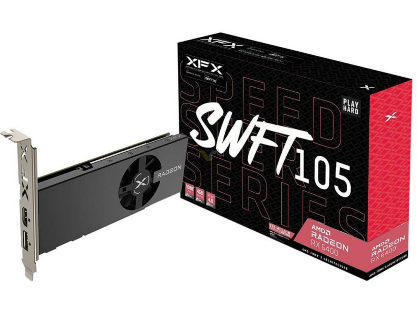 映泰 / 讯景RX 6400入门级显卡曝光  采用Navi 24 GPU