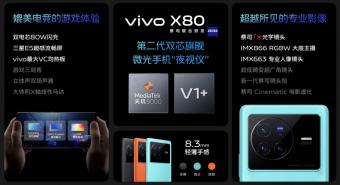 vivo X80系列今日开售：3699元至6699元，X80Pro天玑版5月5日开售