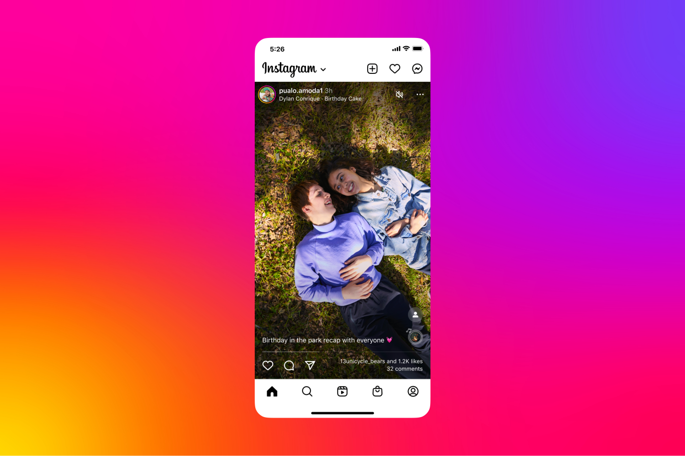 Instagram正測試TikTok風格全屏主頁：全新9 x 16 比例的照片和視頻