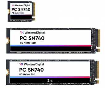 西部数据SN740固态硬盘发布：无 DRAM的设计 只面向OEM客户销售
