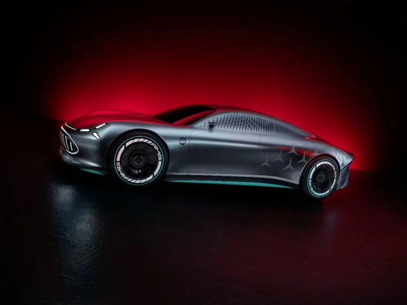 梅賽德斯奔馳Vision AMG概念車全球首發 動力相關部件均從零開始研發