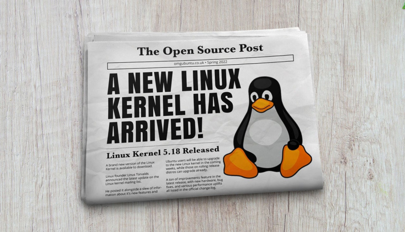 Linux 5.18正式發布 英特爾軟件自定義芯片納入主線內核