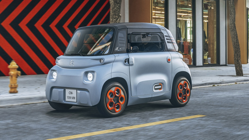 雪鐵龍微型純電動汽車Ami英國售價公布：使用壁掛式充電器，三小時充滿