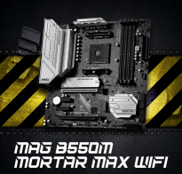 微星推出MAG B550M MORTAR MAX主板：899元 主要改动散热与网络