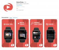 WatchTube手表免费应用发布，允许选择特定的视频类别