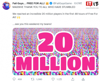 《糖豆人：终极淘汰赛》玩家数突破2000万 支持跨平台互通