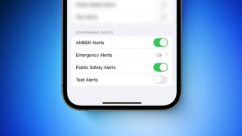 苹果为美国 iPhone 用户添加“测试警报”开关 默认情况处于关闭状态