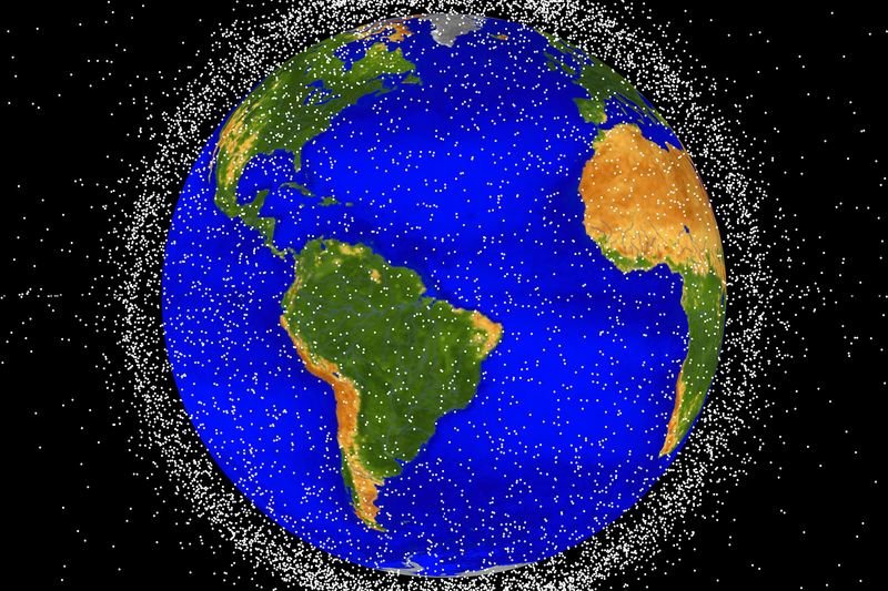 近地轨道是太空垃圾最集中的区域