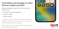 苹果：部分 iPhone 机型升级iOS 16 正式版后，也无法显示 iPhone 电池百分比