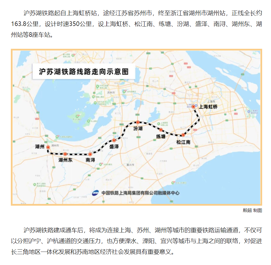 沪苏湖铁路迎来新进展，正式开启跨省箱梁架设