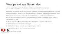 苹果macOS 13 Ventura 将不再支持 PostScript文件