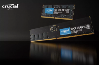 美光推出新一代 DDR5 内存模块 覆盖 DDR5-5200/5600，拥有48GB 容量版本