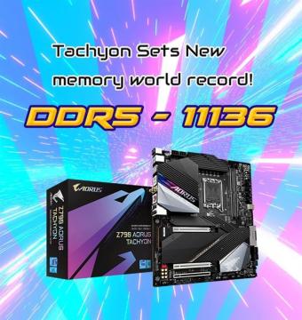 DDR5 超频突破5567.5 MHz 的频率 等效 DDR5-11136破记录