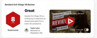 《生化危机8 VR》IGN打出8分好评