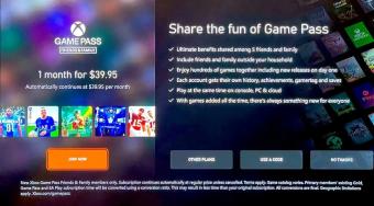 微软即将推出 Xbox Game Pass Friends & Family 订阅计划