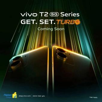 vivo T2 系列将通过Flipkart在印度发售      包括 vivo T2 和 vivo T2x