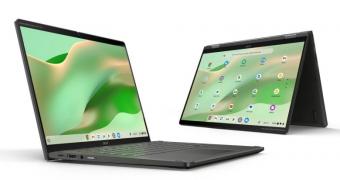 宏碁发布2023款Chromebook Spin 714      配备英特尔酷睿 i7-1365U 处理器