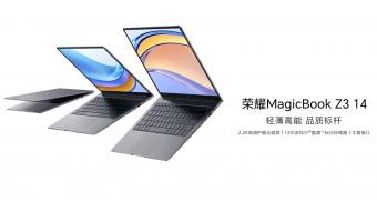荣耀发布首款商用笔记本MagicBook Z3 14      搭载 12 代酷睿标压处理器