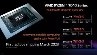 AMD搭载锐龙7040HS处理器的设备将在几周内上市   