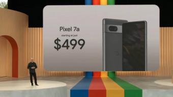 5月11日谷歌公布的首款产品为 Pixel 7a 手机，售价 499 美元起