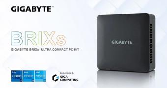技嘉发布GIGABYTE BRIXs 系列迷你主机：搭载英特尔13代酷睿U系列处理器