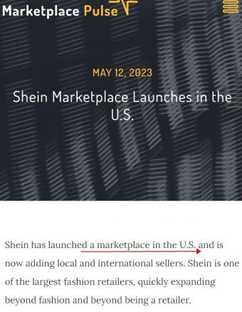SHEIN平台在美国正式推出：正在招募本地和国际卖家