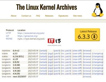 kernel.org 网站将不再支持错误 Bug 和安全修复
