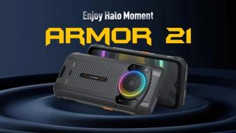 5月26日Ulefone推出 Armor 21防护型智能手机：采用 Infinite Halo 环形灯