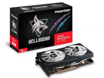 撼讯推出HellhoundT和Fighter版本Radeon RX 7600显卡：采用紧凑型散热系统