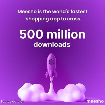 印度电商平台Meesho成为全球增长最快购物程序：累计下载量突破5亿次