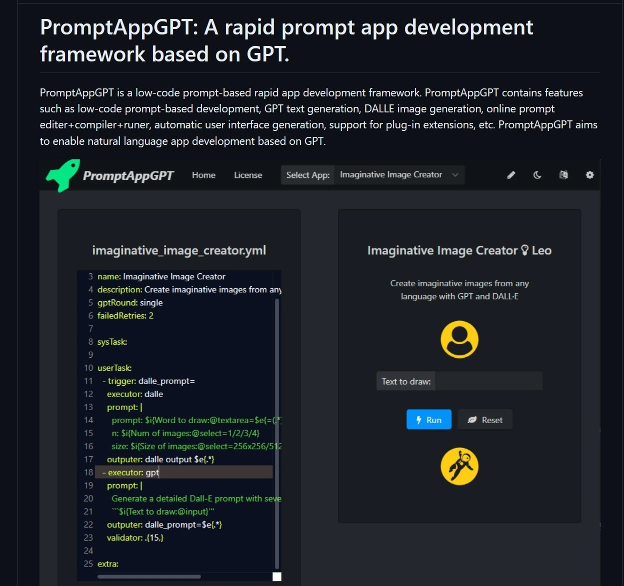 自然语言开发框架 PromptAppGPT 现身 GitHub