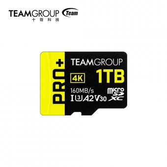 6月13日十铨科技推出TEAMGROUP PRO+ MicroSDXC UHS-I U3 A2 V30 存储卡