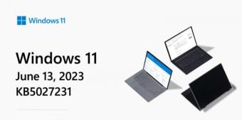 微软向Win11系统发布KB5027231 累积更新：版本号升至 Build 22621.1848