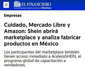 SHEIN宣布在墨西哥正式启动第三方平台模式的运营
