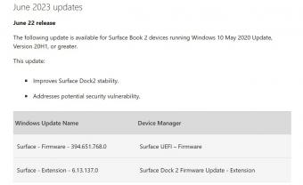微软延长Surface Book 2 更新支持终止日期至今年 6 月 30 日结束