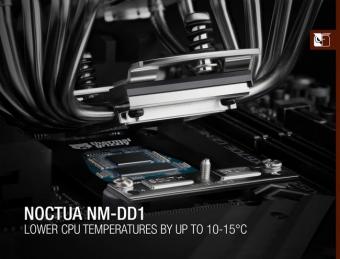 猫头鹰新型 CPU 直接散热模具 NM-DD1推出：用于AMD AM5及各种 Noctua 散热器