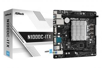 华擎 N100DC-ITX 主板上架：采用 19V DC 电源供电，内置英特尔 N100 处理器