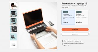 Framework Laptop 16 模块化笔记本开启预定：首批将于第四季度发货