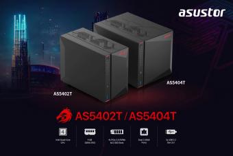 华芸新款电竞风格的 AS54 系列 NAS推出：最高可安装四个 M.2 SSD