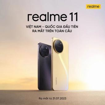 realme 11 (4G) 将于7月31日在越南发布：搭载 Helio G99 芯片和 50MP 的主摄像头